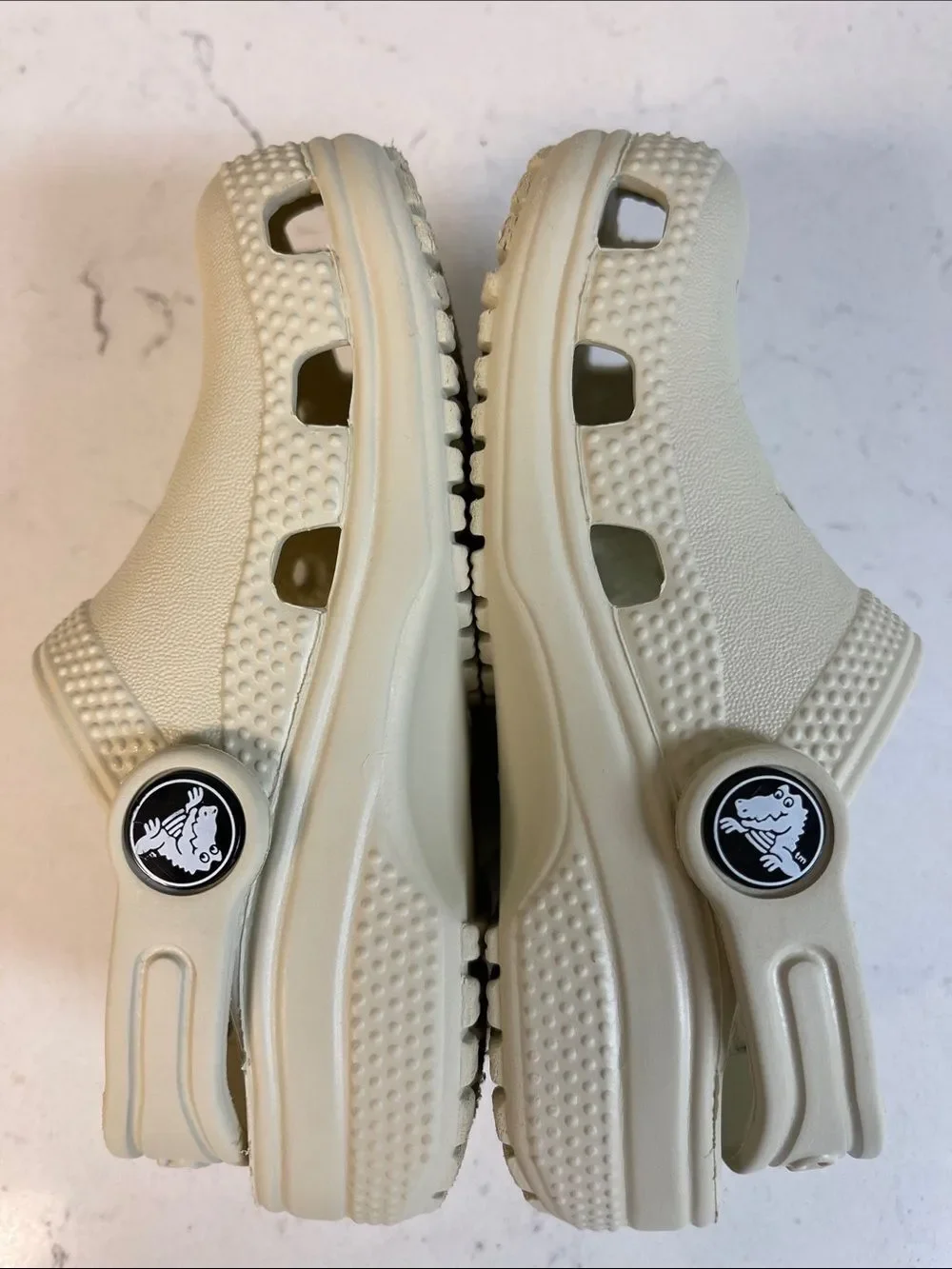 Crocs Toddler Classic Clog Style 206990 Bone - Beige ? Size 8
